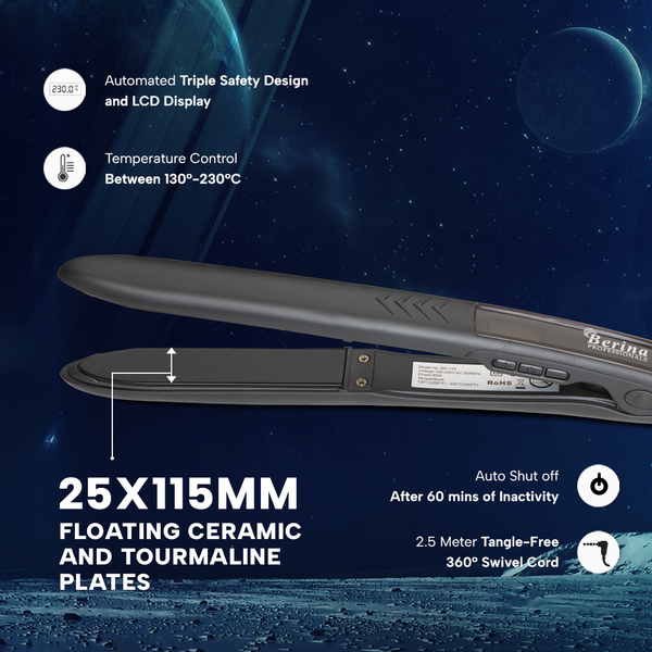 Long Slim Design Straightener (BC-115)