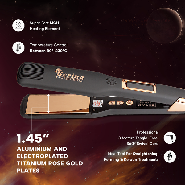 Rose Gold Titanium Wide Plate
